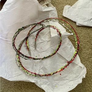Crate and Barrel Glitter Garland (Discontinued)